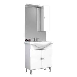 CARMEN 75 Miroir à outils tournants avec unité murale droite - Product Image 1