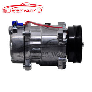Compresseur de climatisation automobile 7V16 pour VW Caddy <span class=keywords><strong>Golf</strong></span> Passat Polo WXVW055, 1H0820803D 7340657 7M0820803D - Product Image 3