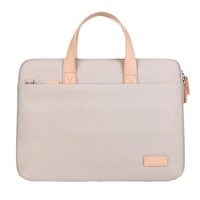 Sac pour ordinateur portable avec airbag de 14 pouces, sac à main élégant pour femme de 15,6 pouces, sac à bandoulière antichoc de grande capacité pour ordinateur portable