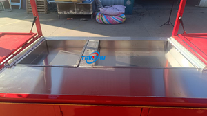 Carrito de comida móvil desmontable personalizado precio de fábrica comida de metal Snack <span class=keywords><strong>Caet</strong></span> para negocios o ocio con cajas de acero inoxidable - Product Image 4