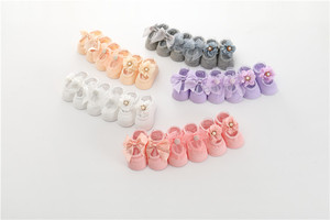 Chaussettes pour bébé, chaussettes pour bébé fille, chaussettes en coton en vrac pour nouveau-né - Product Image 2