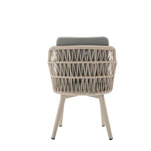 Sillas de Comedor Uland Moren, Nuevo Diseño, Muebles de Aluminio y Cuerda para Balcón y Jardín, Silla de Cuerda - Product Image 6