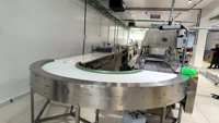Ligne de production de barres de nougat au caramel