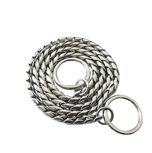 Kingtale pitbull giant starter <span class=keywords><strong>snake</strong></span> chain necklace gold chain dog collar for dogs - Product Image 2
