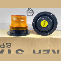 Clignotant Trafic Rotatif Camion Strobe Alimenté Ambre Toit Balise Clignotant Led Lumières Magnétiques Voyant D'avertissement Solaire