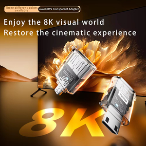 Convertitore Audio JILIAN Micro HDTV 2.1 8K Nuovo di Zecca con Protezione AC OTP, Adattatore Mini LED per Fotocamera - Product Image 3