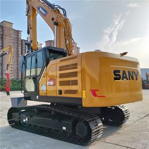 Excavadora de cadenas SANY SY215C de tamaño mediano, usada, a bajo precio, con envío gratuito, modelo nuevo, hidráulica, agrícola - Product Image 2