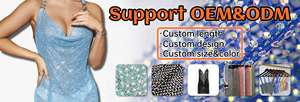 Abito da Festa di Alta Qualità <span class=keywords><strong>con</strong></span> Paillettes, Scollatura Profonda, <span class=keywords><strong>Spacco</strong></span> e Design a Doppio Strato per Club - Product Image 4