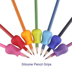 Silicone Posture Writing <strong>Pencil</strong> <strong>Grip</strong> for Kids Silicone <strong>Pencil</strong> Sleeve Cover Custom Holder Kids Practice Silicone Pen Aid Orange - Product Image 3