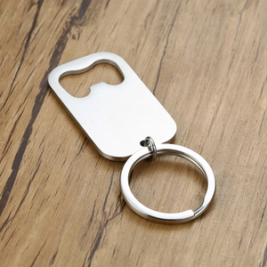 Matt Ba Lan Sáng Tạo Đơn Giản Thời Trang Cá Nhân Khắc Thép Không Gỉ Giá Rẻ Bán Buôn Tùy Chỉnh Trống Mở Chai <span class=keywords><strong>Keychain</strong></span> - Product Image 4