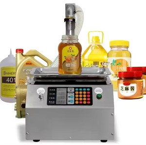 20g-10kg Capacity Softener Machine Oil Sesame Sauce <b>Glue</b> Viscous Quantitative Weighing Filling Machine Filling Machine Quantitat - Product Image 3