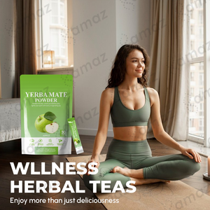 Venta Caliente OEM/ODM Etiqueta Privada Extracto <span class=keywords><strong>de</strong></span> Té Instantáneo en Polvo Sabor Manzana Sobres <span class=keywords><strong>de</strong></span> Polvo <span class=keywords><strong>de</strong></span> Yerba <span class=keywords><strong>Mate</strong></span> - Product Image 4