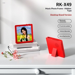 Cadres photo sans fil avec support de bureau, aimants, lecteur de disques, cadre musical électronique avec haut-parleur pour la lecture de <span class=keywords><strong>chansons</strong></span> - Product Image 2