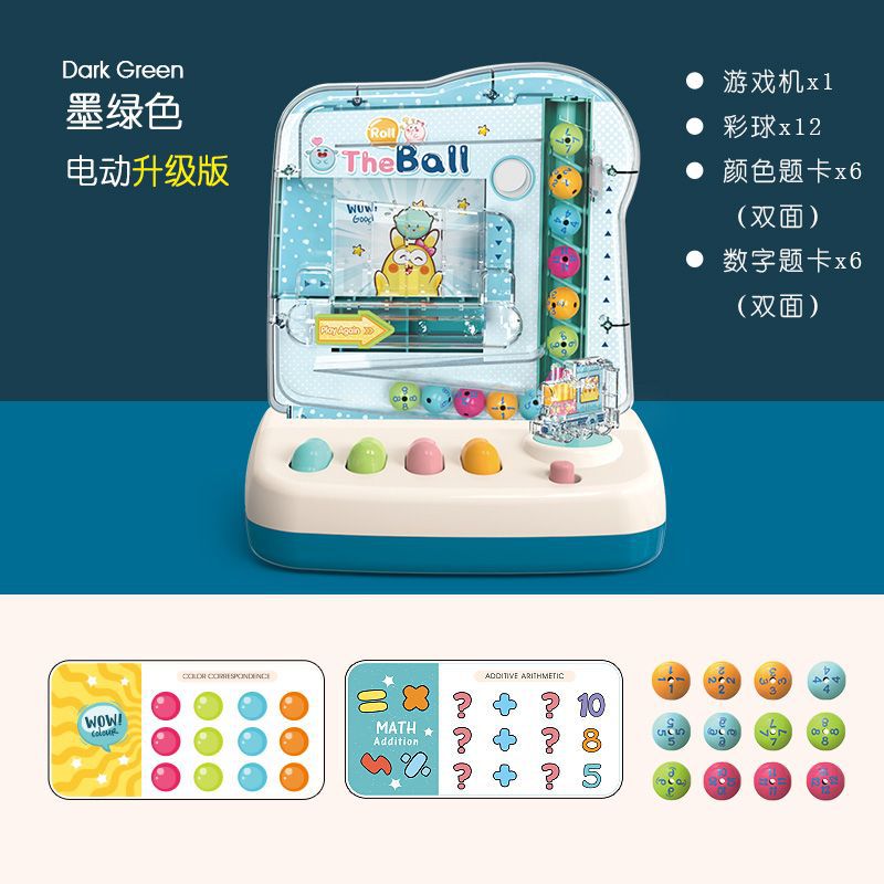 blue small electric ball early education game table-light music