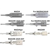 Herramienta de Cerrajería Lishi 2 en 1 MAZ24 para MAZDA2014 MAZ24-2020 MAZ24 para Mazda2 Mazda3 Mazda5 Mazda6 Mazda8, Herramienta de Decodificación de Cerraduras