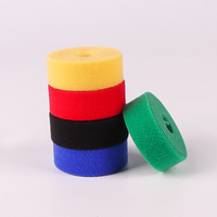 Attaches-câbles auto-adhésifs en nylon écologiques, double face, imperméables, avec boucles auto-agrippantes, pour la maison et le bureau
