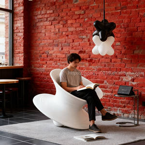 Sillón Moderno Giratorio <span class=keywords><strong>de</strong></span> 360 Grados para Interiores y Exteriores, Mueble Creativo para Decoración <span class=keywords><strong>de</strong></span> Escuelas, Centros Comerciales, Dormitorios y Salas <span class=keywords><strong>de</strong></span> Estar - Product Image 2