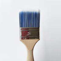 Ensemble de pinceaux de peinture de qualité bricolage de haute qualité Filament synthétique chinois manche en bois virole en acier inoxydable poils naturels pour le polissage