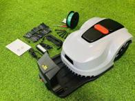 <span class=keywords><strong>Robot</strong></span> <span class=keywords><strong>tondeuse</strong></span> à gazon domestique intelligent 24V avec abri anti-pluie à charge automatique et bricolage à distance de qualité transfrontalière - Product Image 5