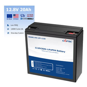 12V 20Ah LiFePO4 peralatan medis kursi roda elektrik baterai lampu LED paket daya sepeda dalam 6000 siklus bawaan BMS - Product Image 1