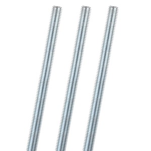 Parafuso Rosqueado de Cabeça Cilíndrica M6 M8 M10 em Aço Zincado de Grau Industrial, Padrão DIN, Comprimento de 3m, Alta Precisão, Rosca Completa - Product Image 2