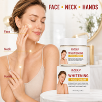 Private Label Vitamine C Whitening Cream voor gezicht, lichaam, knieën, ellebogen, donkere vlekken corrector, anti-aging, huidverheldering