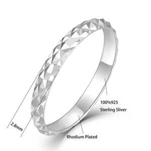 Perhiasan mewah kustom hadiah 18k berlapis emas mawar 925 berlapis perak murni janji pertunangan cincin pernikahan wanita - Product Image 6