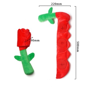 Toptan özel kırmızı gül otomatik interaktif köpek ses oyuncaklar noel köpek oyuncak hediye Pet köpek sevgililer oyuncak - Product Image 3