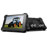 Tableta Robusta para Vehículos de 7 Pulgadas y 800 Nits, Personalizada con Sistema Operativo Linux Yocto, CANBus RS485 para Navegación en Tractores Agrícolas