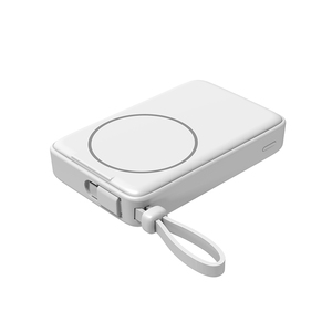 Batterie externe 10000 mAh avec câble Type-C intégré, chargeur sans fil 15W PD à charge rapide, pack de batterie portable avec chargeur de montre 2W pliable - Product Image 6
