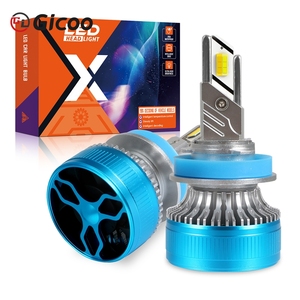 GICOO K30 Faros LED de Alta Potencia H4 H7 Tricolor con Control por APP 3000K-5500K H4 H7 LED H1 H11 HB3 HB4 9012 Bombillas LED para Auto - Product Image 6