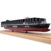 Modèle de navire de fabrication d'équipe logistique de 45cm sur mesure à l'échelle 1:888 modèle de navire conteneur pour cadeau d'expédition