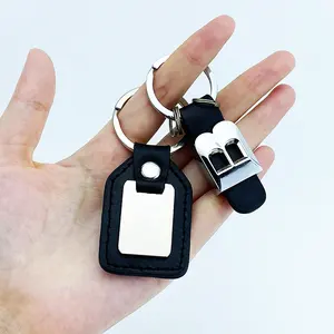 RENHUI Porte-clés Porte-clés de voiture de luxe Porte-clés porte-clés en cuir personnalisé Porte-clés pour voitures