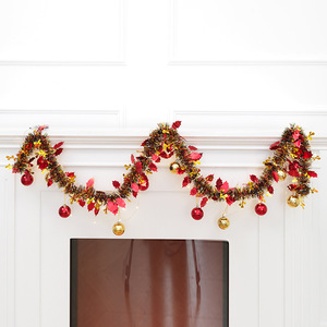 Cintas Decorativas Navideñas, Guirnaldas de Oropel para Árboles de Navidad, Decoraciones para Ventanas, Arreglos para Restaurantes, Guirnaldas Decorativas para Paredes - Product Image 6