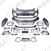 Kit carrosserie pour Porsche Panamera 2010-2016 ancien à nouveau style Turbo S comprenant l'assemblage du pare-chocs avant avec phares