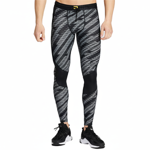 Nouveau pantalon de compression sublimé pour hommes 76% nylon et 24% ou tissu personnalisé hommes legging personnalisé OEM personnalisé - Product Image 1