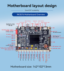 Rockchip บอร์ดพัฒนา RK3576 Ai 8-core 2.2GHz CPU 6.0Tops 8k ถอดรหัสวิดีโอ Android 14 RK3576 Rk3576 SBC Ai การพัฒนา - Product Image 4