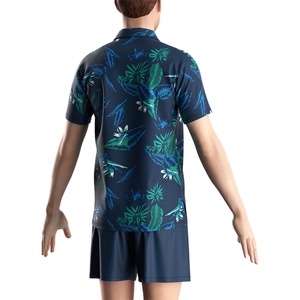 เสื้อเชิ้ตฮาวายสไตล์วินเทจพิมพ์ลายตามสั่งสำหรับผู้ชาย แห้งเร็ว แขนสั้น เสื้อชายหาด แฟชั่นทันสมัย ผ้าทวิลกันยับ เสื้อกีฬา - Product Image 6