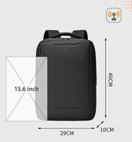 Sac à dos pour ordinateur portable, design minimaliste unisexe, grande capacité, léger, design tendance, fourni directement par l'usine