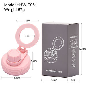 Bouchon de bouteille isotherme en plastique grande capacité Atlas avec poignée portable, écologique et antidérapant pour accessoires de boisson sportifs en extérieur - Product Image 5