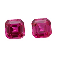 3-Karat Synthetischer (Laborgezüchteter) Wärmebehandelter Rosa Saphir Loser Edelstein 3A+ Qualität Expertengenauer Schliff