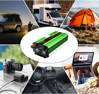 Convertisseur DC-AC haute puissance 6000W 24V avec écran LCD intelligent, stabilisateur de tension pour travaux de construction en extérieur et camping