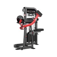 Machine à ramer assise sélectionnée, design Nautilus, équipement de musculation pour le dos