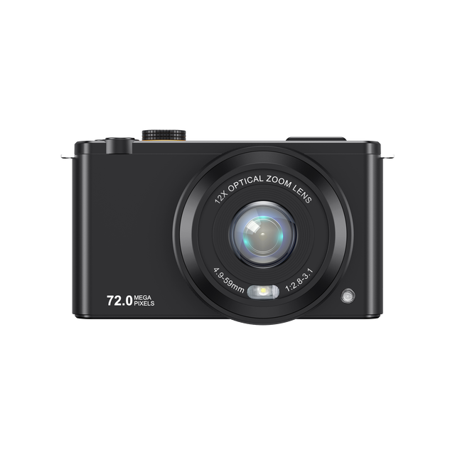 SOMO Digital Camera 4K 72MP 7.1x-16x Optical Zoom CMOS 3" Rotating Screen Vlog Camera with for Card Plastic