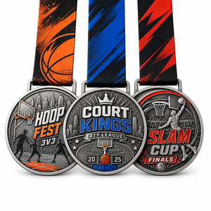 Medalla de Boxeo Personalizada en Aleación de Zinc 3D, Copa de Boxeo Fight Night 2025, Anillo de Campeón, Medallas Deportivas de Metal con Cinta Impresa - Product Image 5