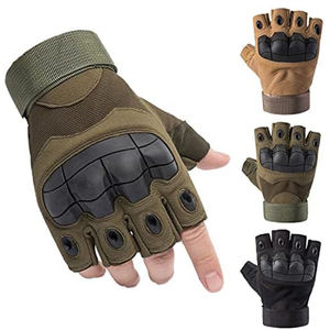 Gants d'extérieur d'usine à doigts complets, respirants, résistants à l'usure et anti-coupure, gants tactiques à demi-doigts pour la randonnée et le camping - Product Image 2