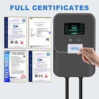 Cargador de Pared Inteligente Trifásico de 11kW 16A para Vehículos Eléctricos, Compatible con Tuya WiFi App, Gestión de Energía Ecológica