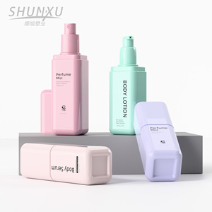 Flacon pulvérisateur plat en PET pour cosmétiques, 80, 100, 120 ml, pour tonique corporel et écran solaire, idéal pour l'emballage de soins de la peau - Product Image 3