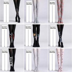 <span class=keywords><strong>Collants</strong></span> à rayures et pois imprimés, motif canard mandarin, tricotés en câble bidimensionnel asymétrique, <span class=keywords><strong>bas</strong></span> <span class=keywords><strong>de</strong></span> compression en nylon tendance - Product Image 6