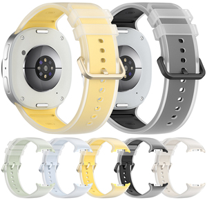 Nouveau <span class=keywords><strong>bracelet</strong></span> de rechange en silicone 2026 pour Samsung <span class=keywords><strong>Galaxy</strong></span> <span class=keywords><strong>Watch</strong></span> 9/8 Classic Sport, <span class=keywords><strong>bracelet</strong></span> de montre <span class=keywords><strong>46mm</strong></span> 40/44mm - Product Image 1